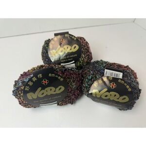 NORO Silk Mountain Yarn Wool Silk Kid Mohair 50g Lot Of 3 Skeins #2